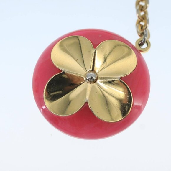 LOUIS VUITTON Hollow Flower Key Holder Gold M66975 LV Auth 106635M - Picture 5 of 10